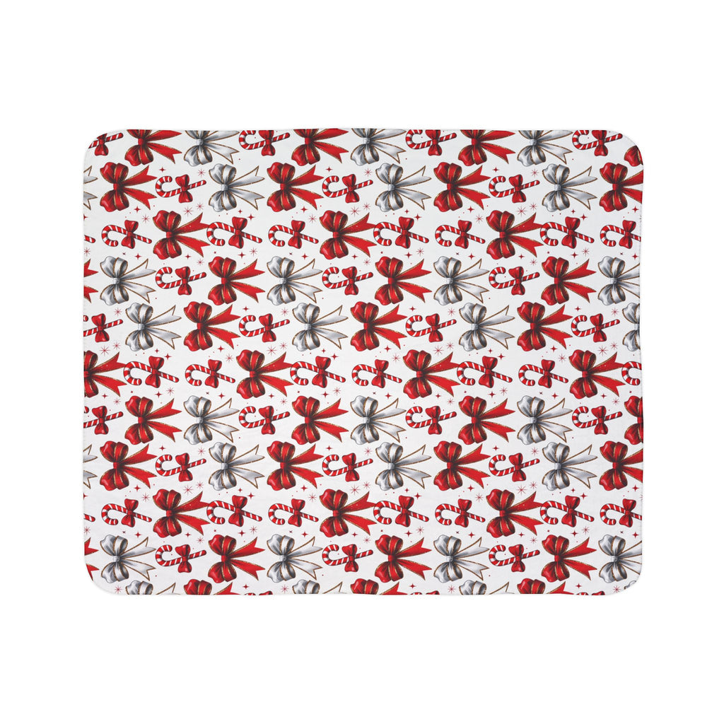 Cozy Christmas Fleece Sherpa Blanket - Holiday Decor, Gifts, Winter Warmth, Seasonal, Snuggle Time