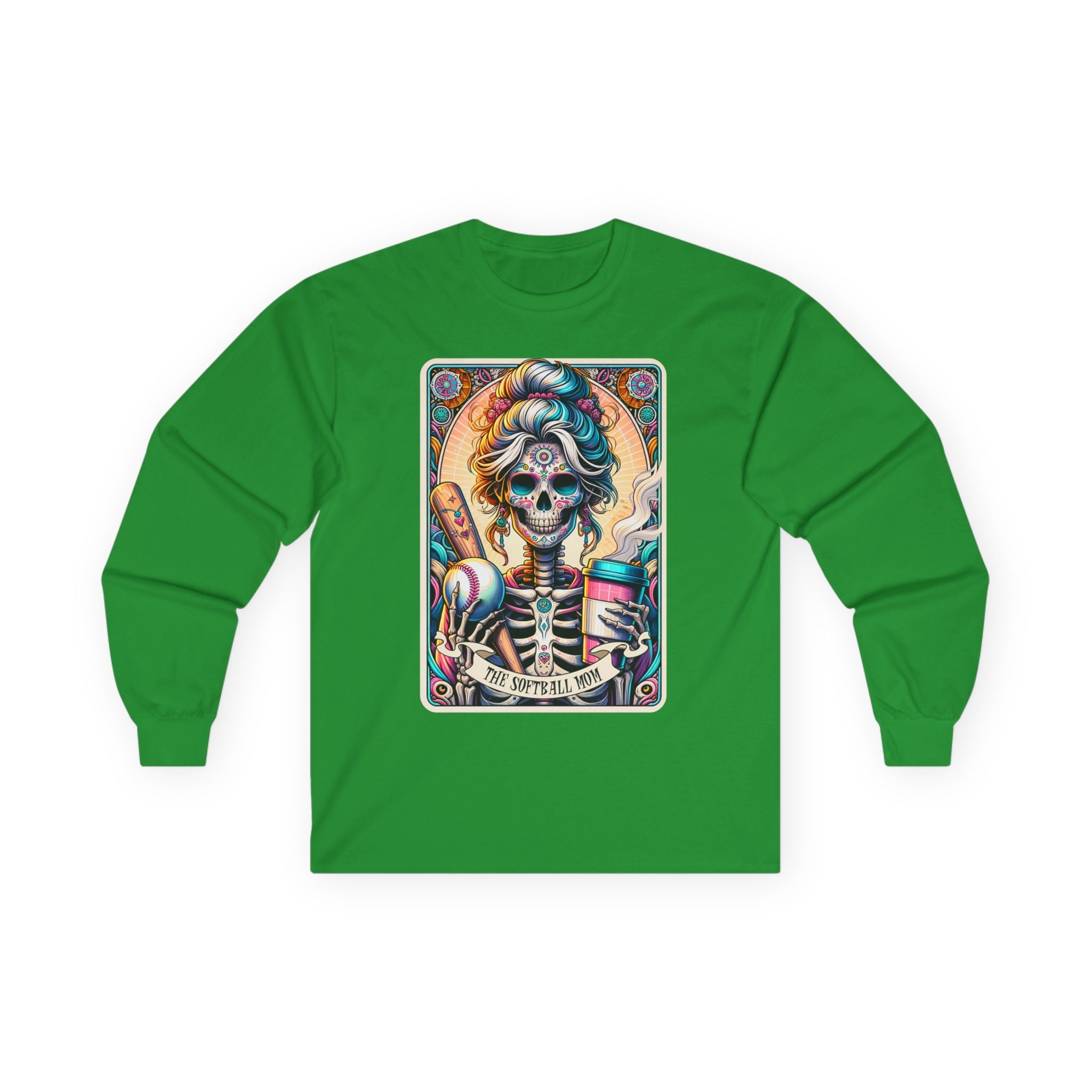 Funny Softball Mom Long Sleeve Tee