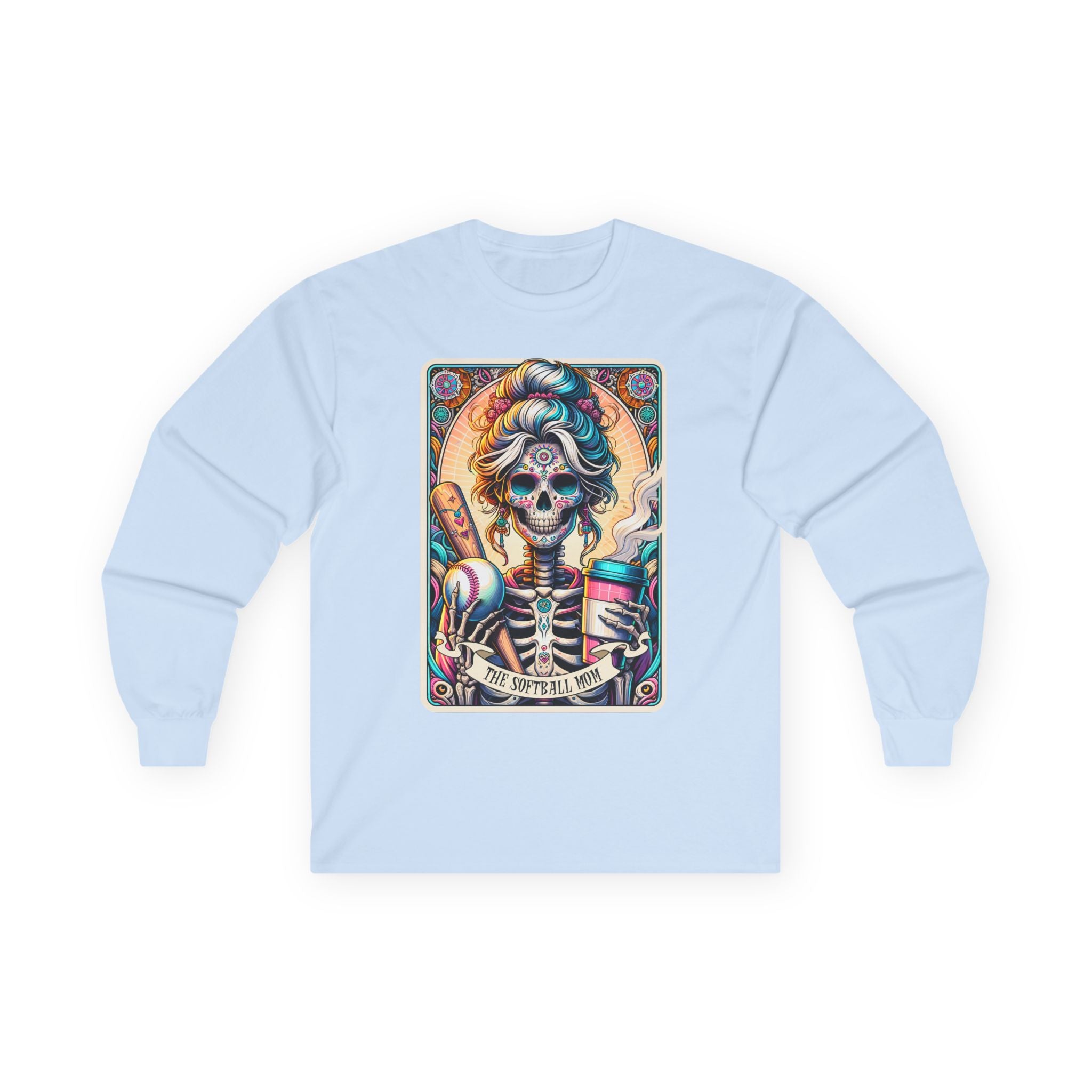 Funny Softball Mom Long Sleeve Tee