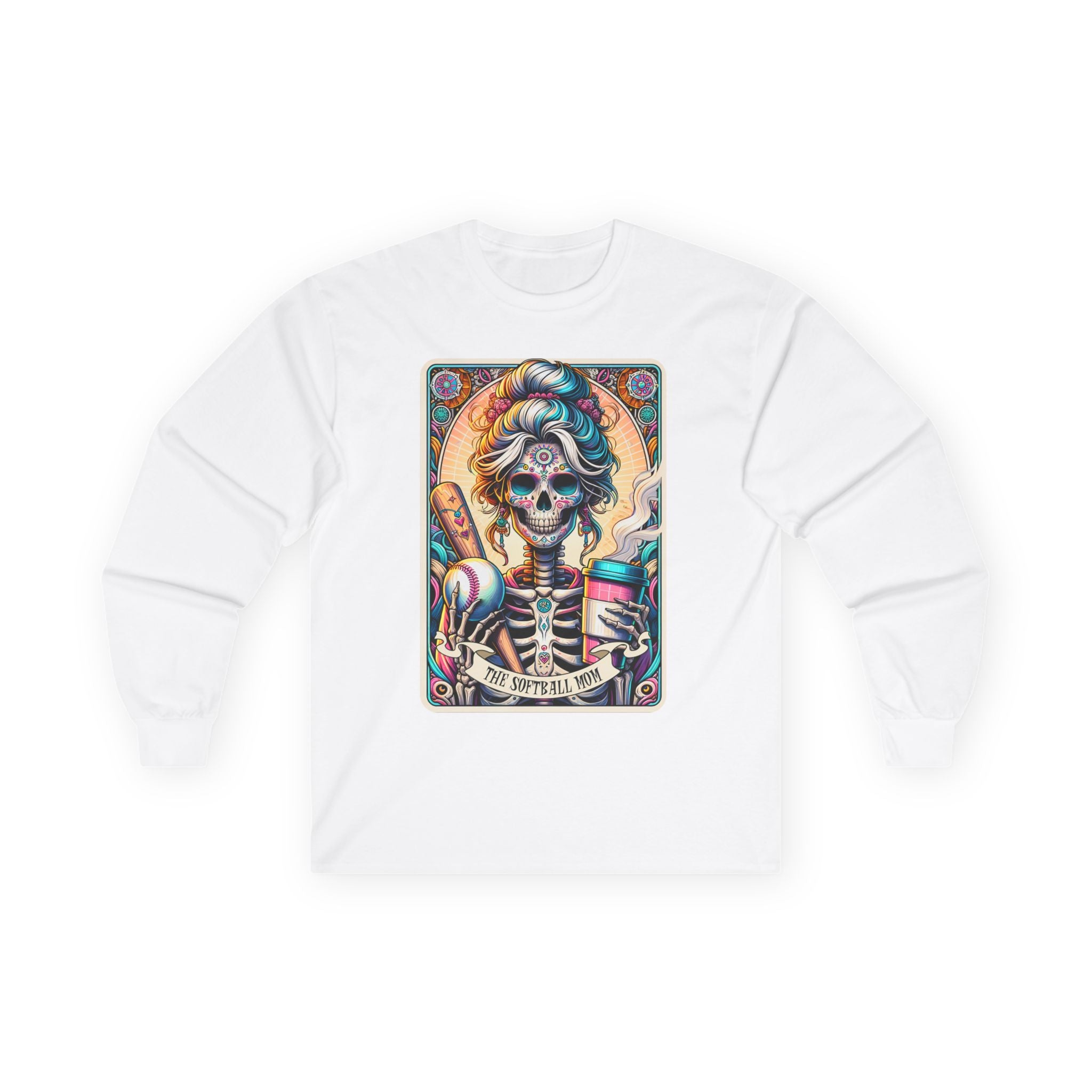 Funny Softball Mom Long Sleeve Tee