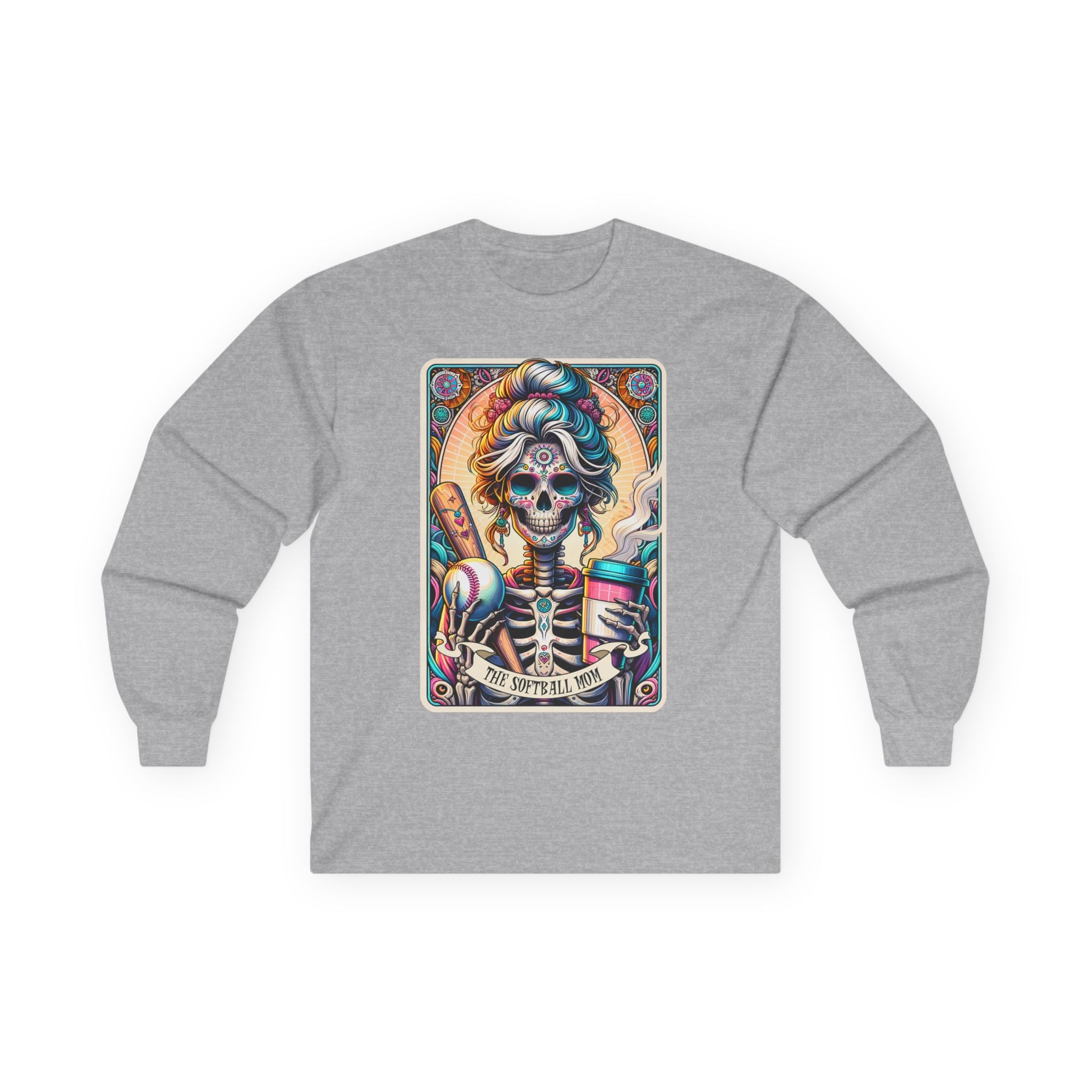 Funny Softball Mom Long Sleeve Tee