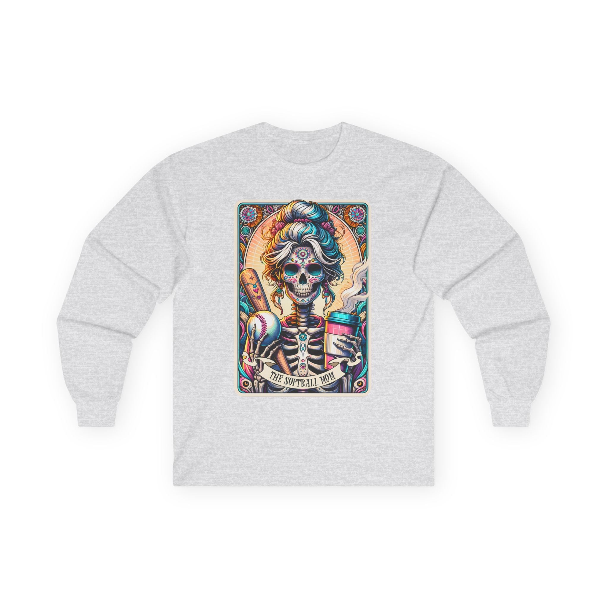 Funny Softball Mom Long Sleeve Tee