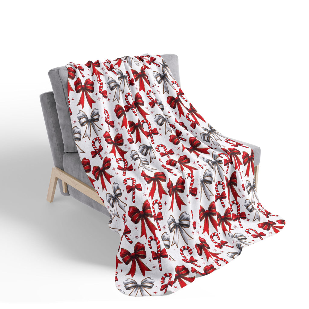 Cozy Christmas Fleece Sherpa Blanket - Holiday Decor, Gifts, Winter Warmth, Seasonal, Snuggle Time