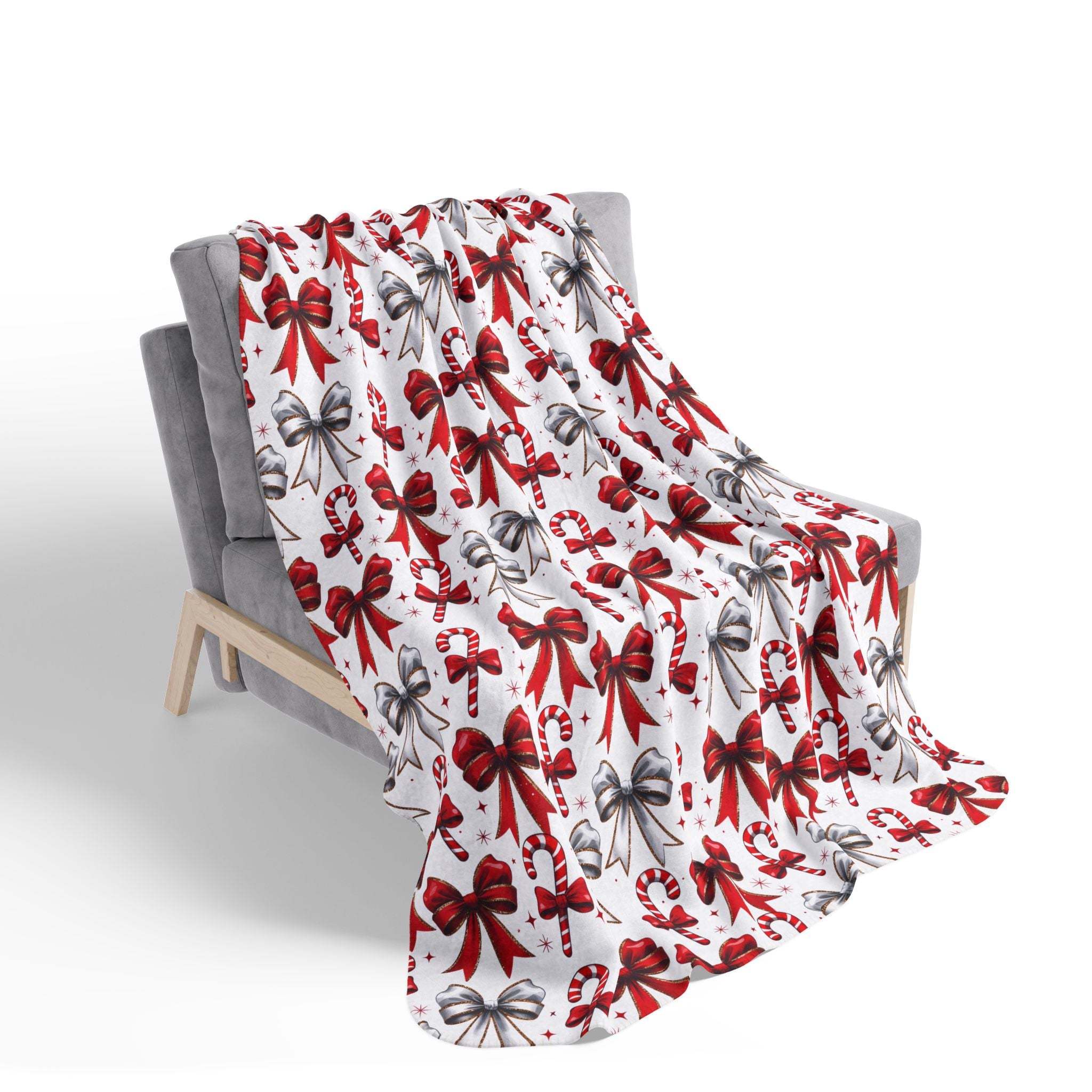 Cozy Christmas Fleece Sherpa Blanket - Holiday Decor, Gifts, Winter Warmth, Seasonal, Snuggle Time