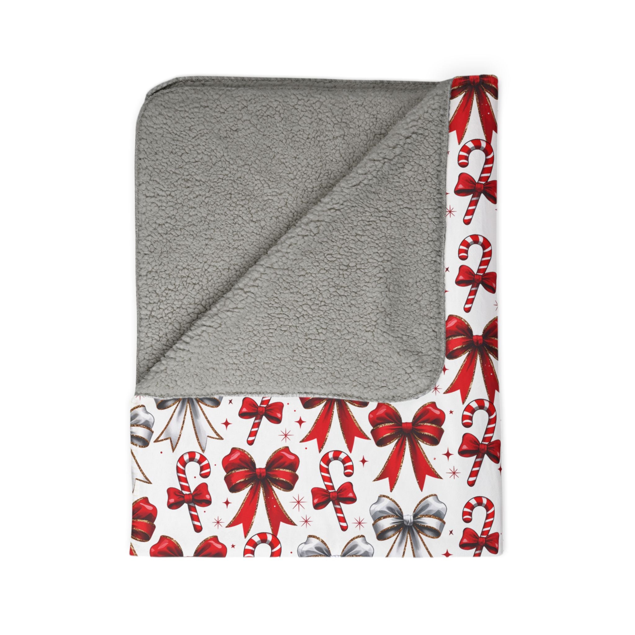 Cozy Christmas Fleece Sherpa Blanket - Holiday Decor, Gifts, Winter Warmth, Seasonal, Snuggle Time