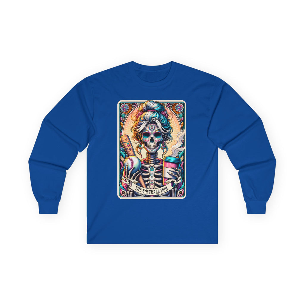 Funny Softball Mom Long Sleeve Tee