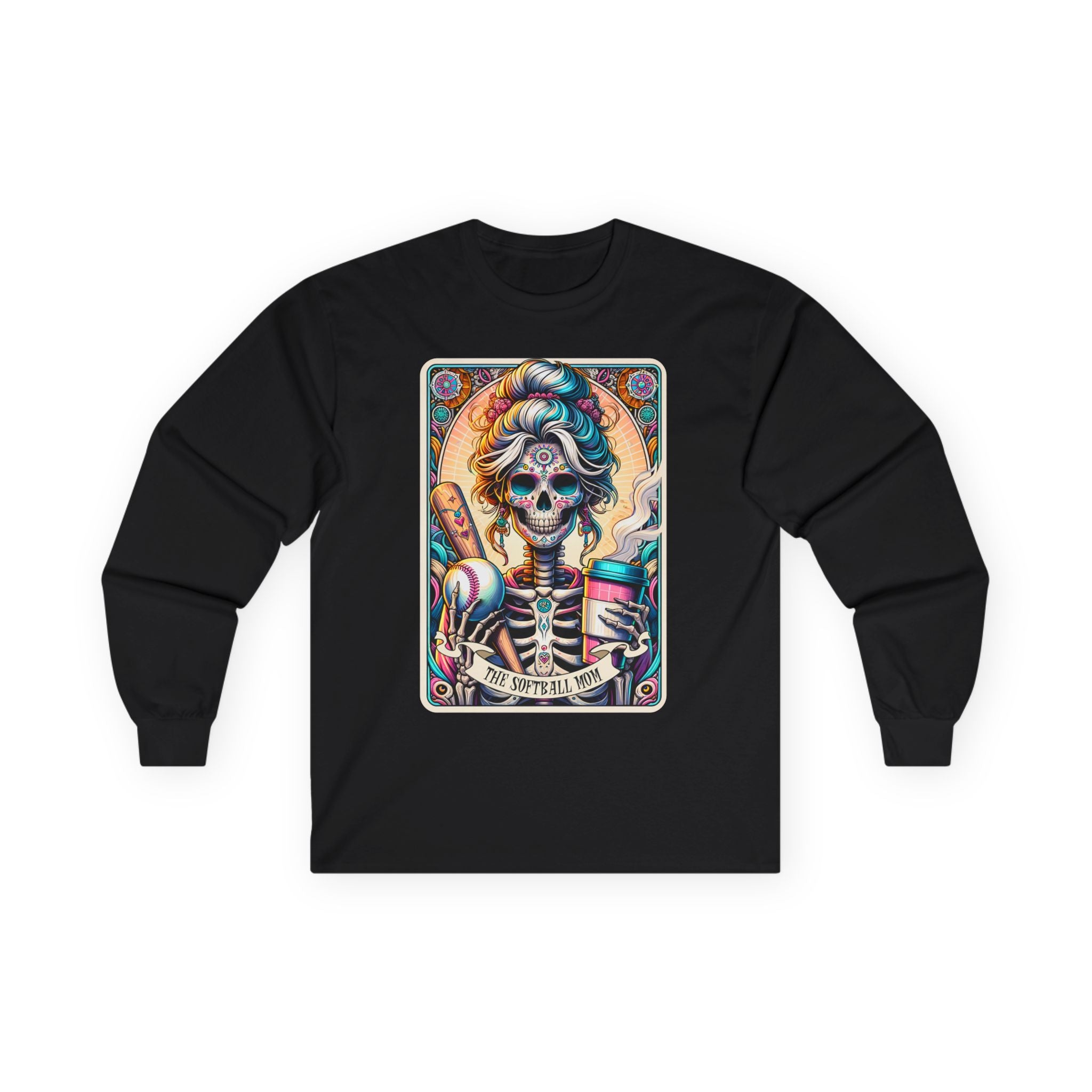 Funny Softball Mom Long Sleeve Tee