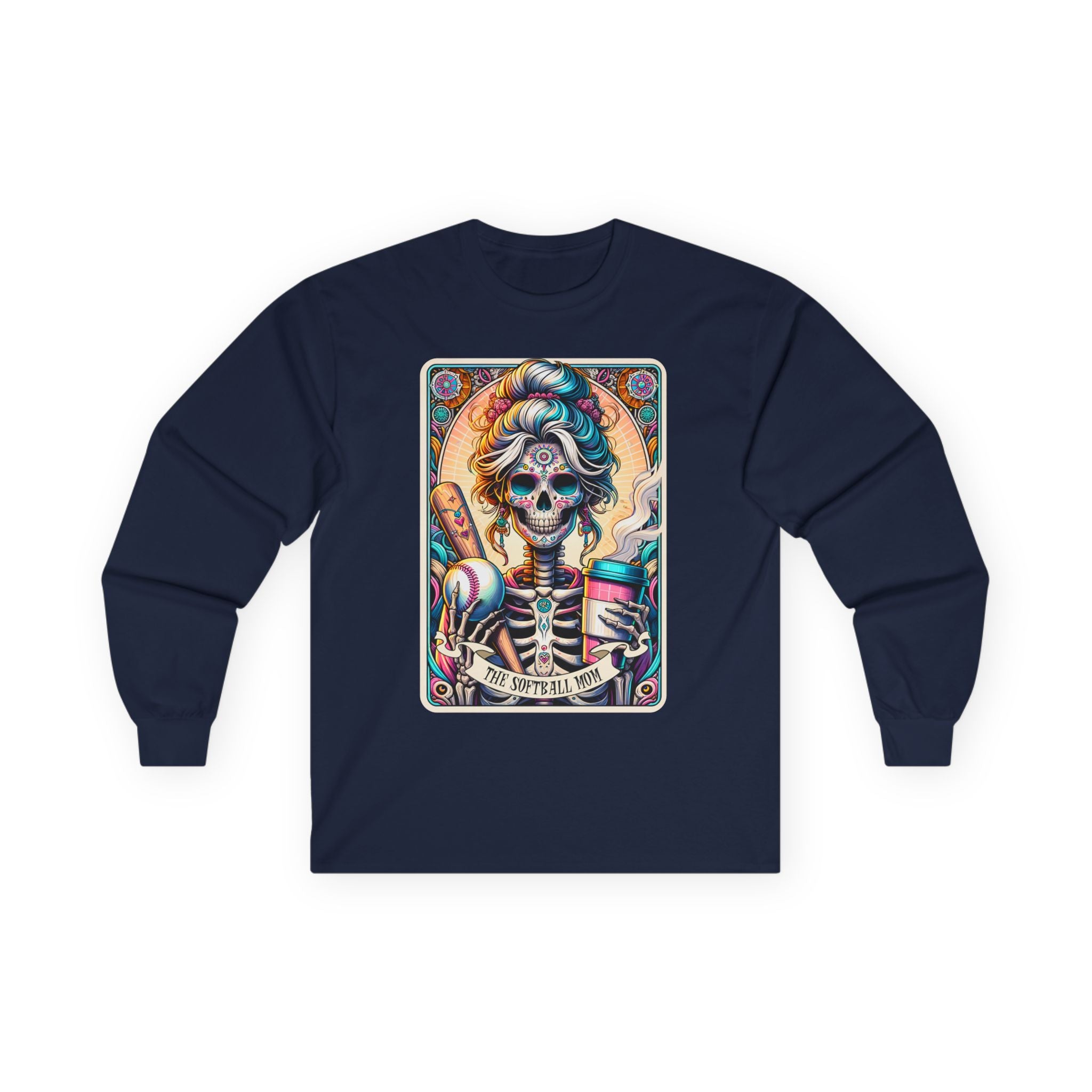 Funny Softball Mom Long Sleeve Tee